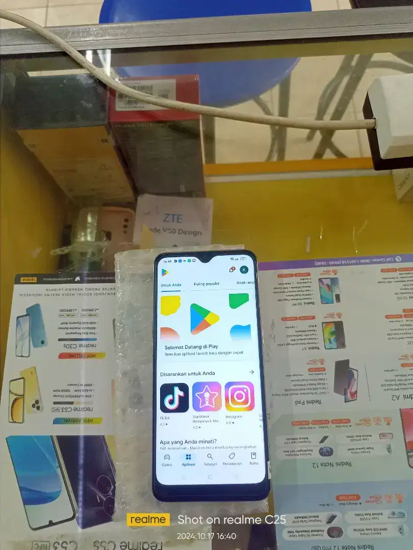 Oppo Reno3 8/128 bekas normal bisa Tukar Tambah (HP + CES)