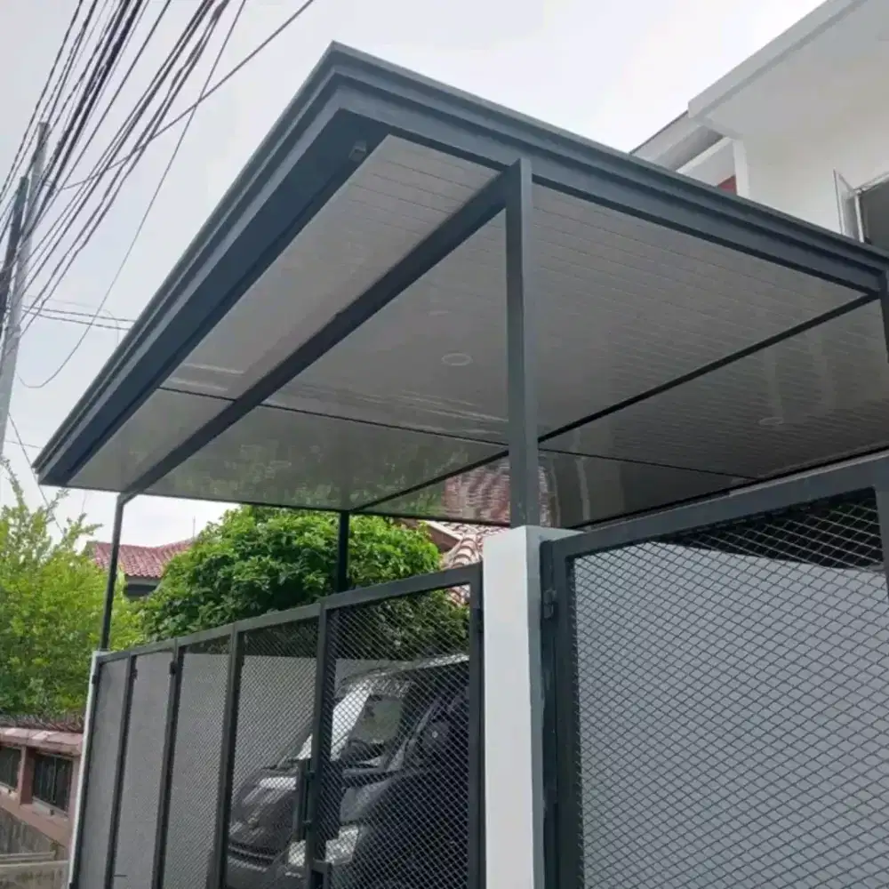 Kanopi atap carbonet double uvcp
