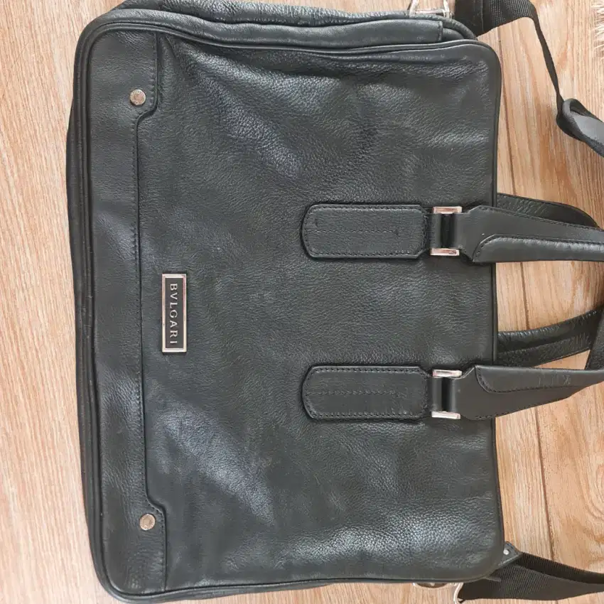 BVLGARI ORIGINAL 100% KULIT ASLI TAS LAPTOP