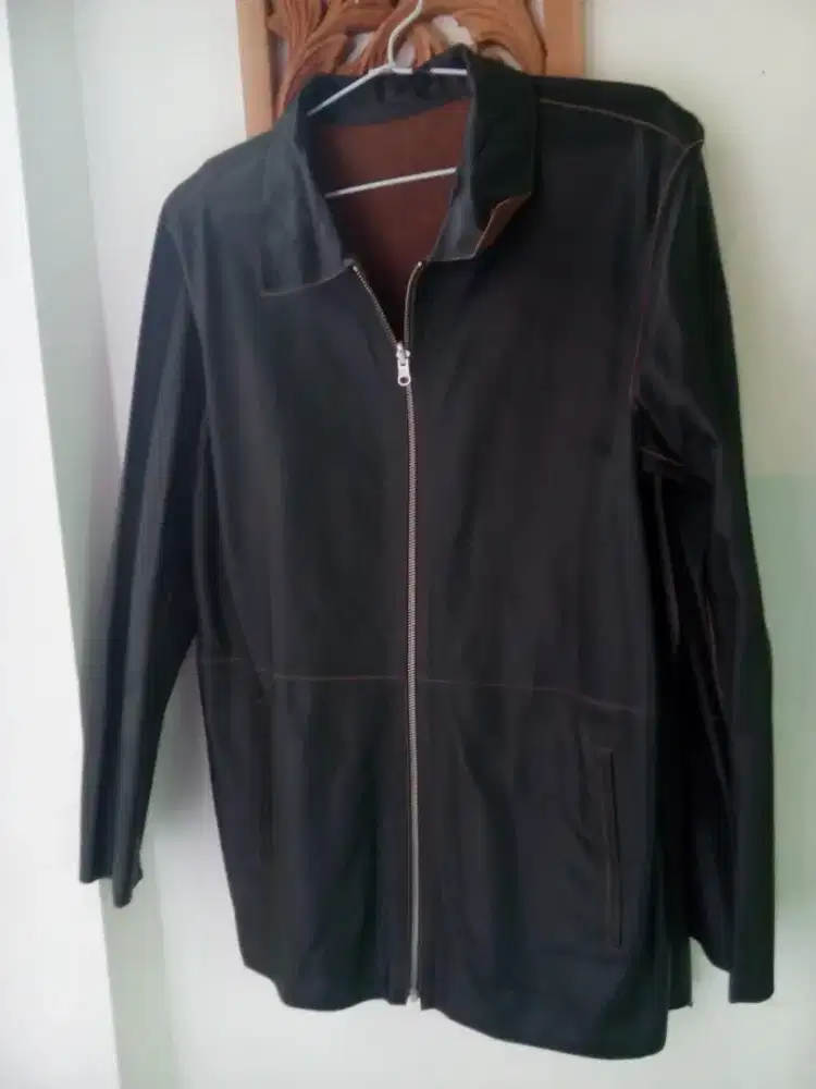 Jaket Kulit Eropa 2 warna Preloved