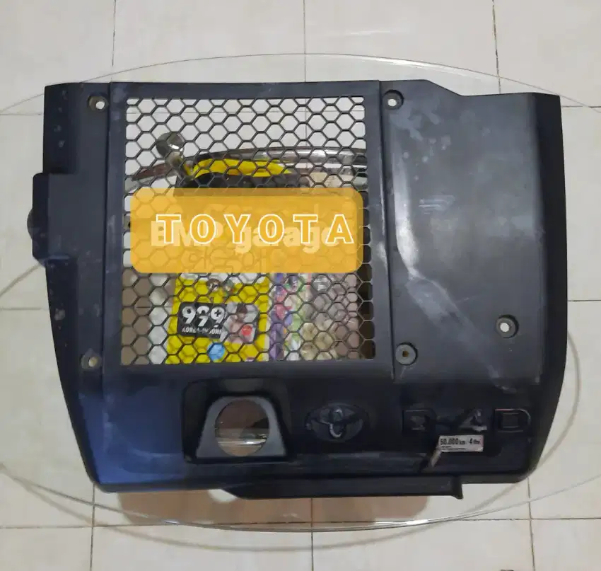 cover engine hilux tutup mesin fortuner diesel 2kd copotan original