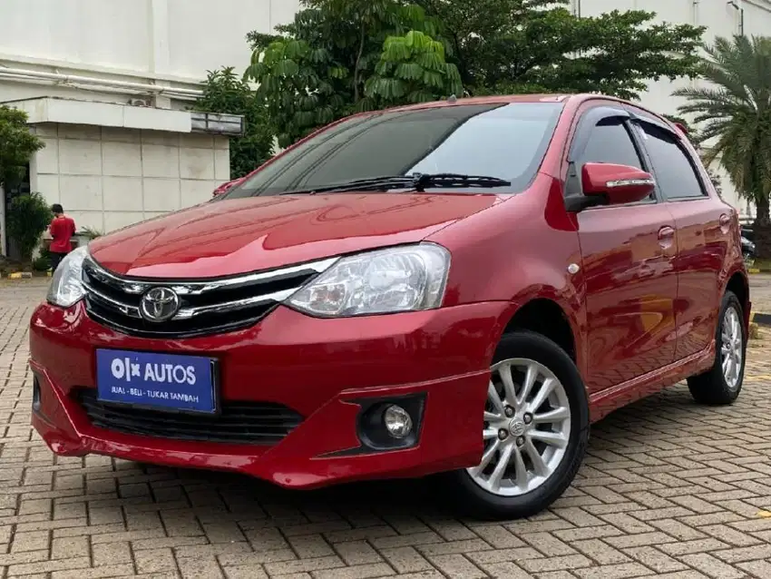 WEEKEND SALE! TDP 5,JT Toyota Etios Valco 1.2 G Bensin-MT Merah 2015