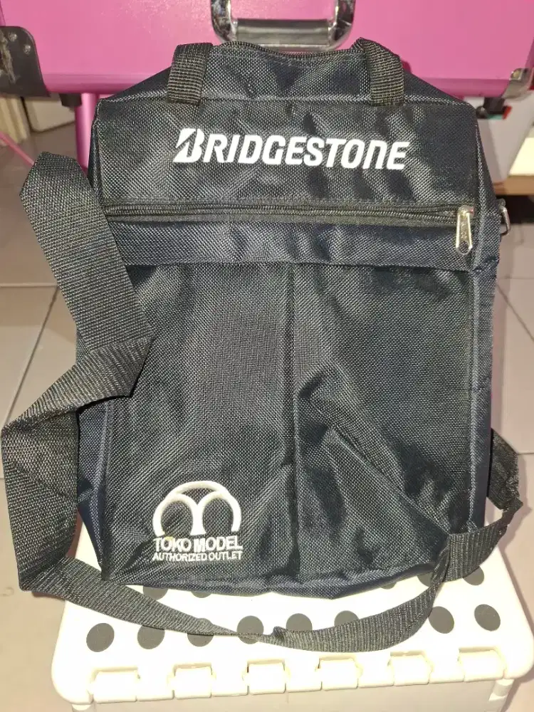 Tas Bridgestone authorized outlet original size 20x30cm kanvas