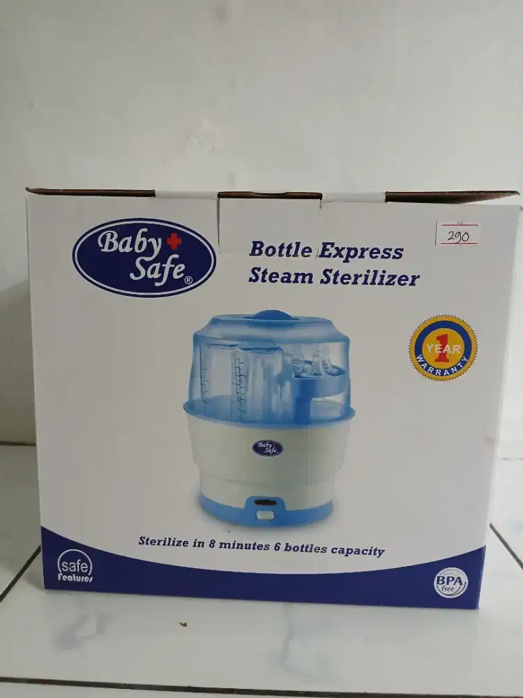 Bottle express steam sterilizer