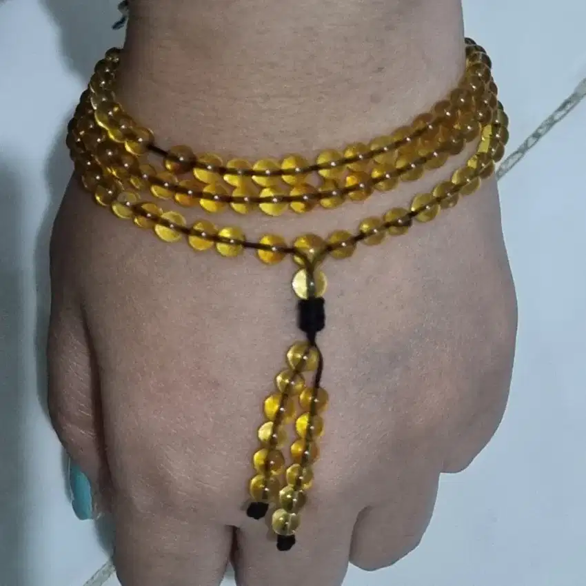 *SUPER DISKON* Kalung blue amber