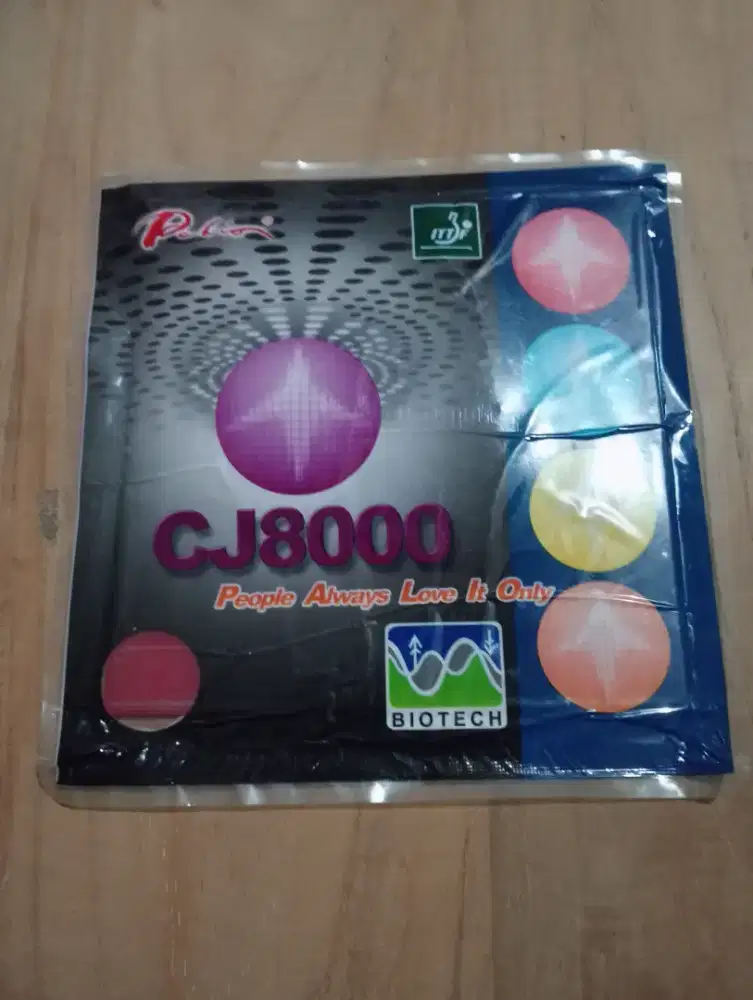 Karet Tenis Meja Palio CJ8000 Biotech 2.2 Red