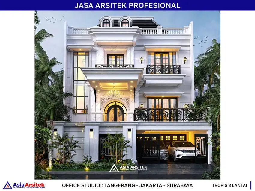 Jasa Arsitek Desain Gambar Rumah di Bekasi Desain Rumah 236 m2