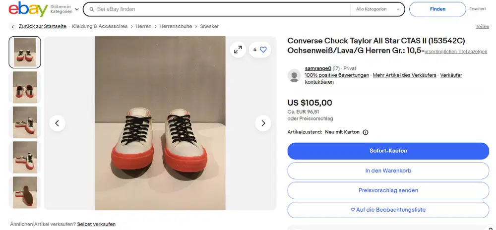 Jual Sepatu Converse Chuck Taylor All Star II OX