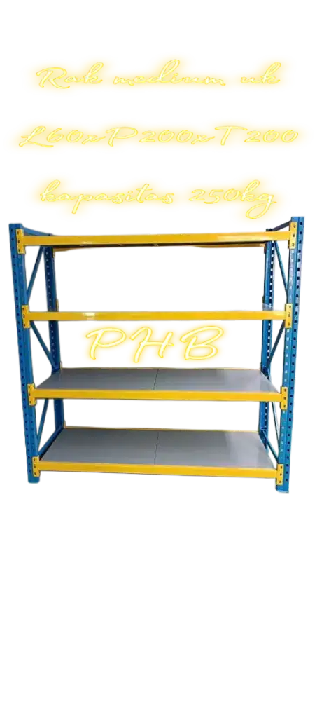 Rak Medium Havy duty 60x200x200