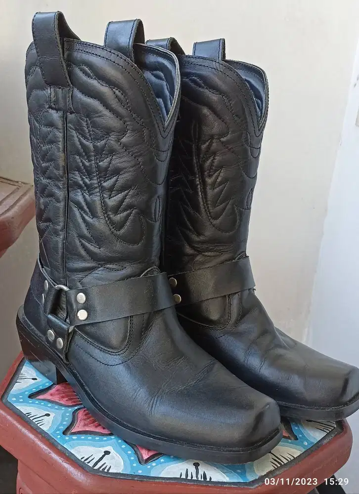 Sepatu BOTS BOOTS Edward Forrer Harley Davidson