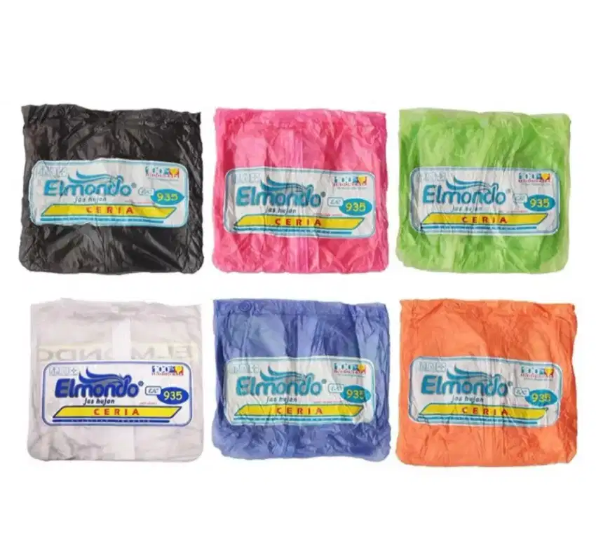 Jas Hujan Dewasa Elmondo 6 Warna