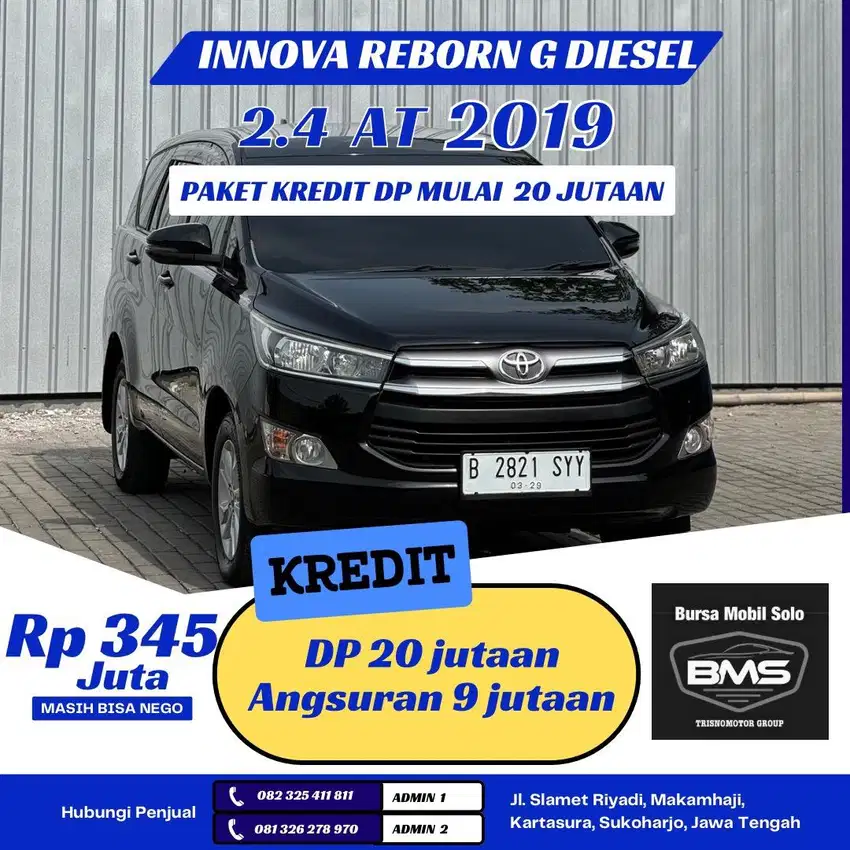 (DP 20Jt) Innova Reborn 2019 diesel matic