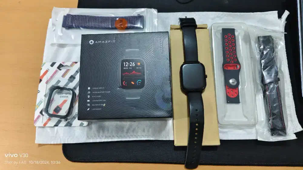 Jam Amazfit GTS ex Garansi Resmi Kondisi Like New + Bonus Buanyaak