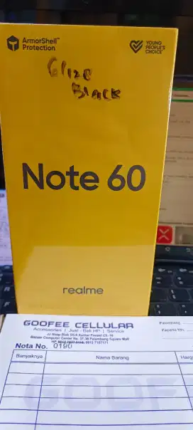 Realme Note 60 4/64 GB & 6/128 GB resmi