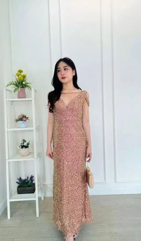 Caroline sequins party dress