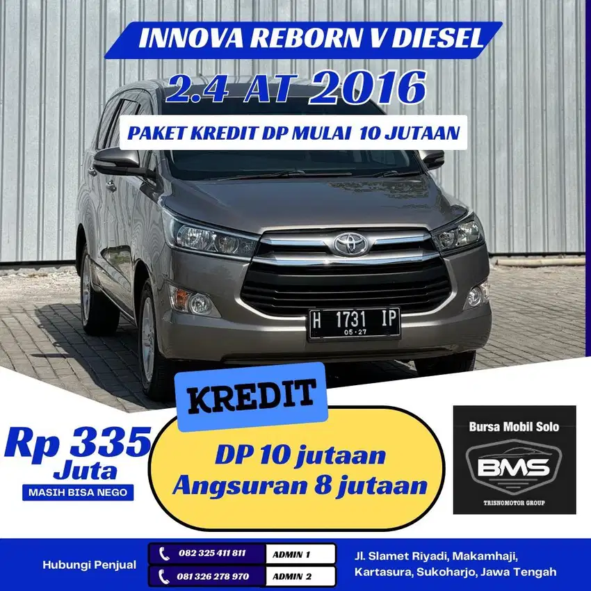 (DP 10Jt) Innova Reborn V 2016 diesel matic