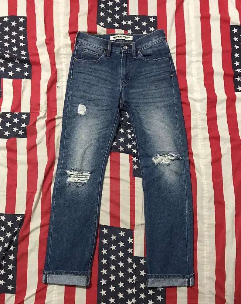 Celana denim wash Hammerstout Ripped Jeans