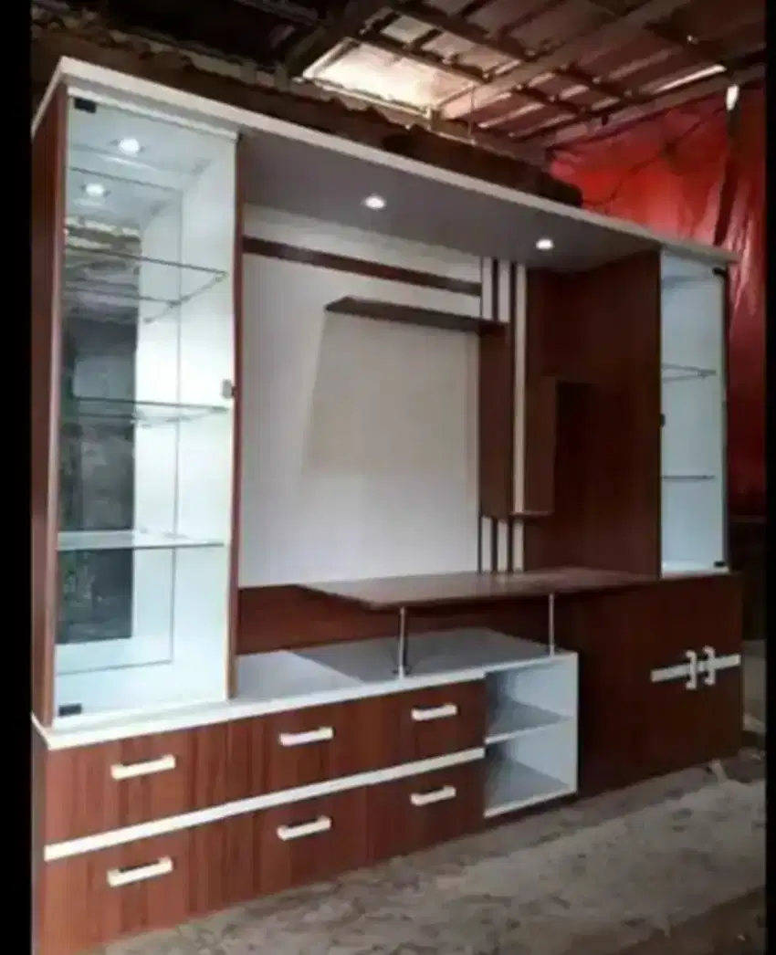 Meja liswar tv custom kekinian