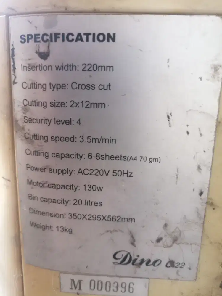 Paper Schrader penghancur kertas cd-dvd ukuran besar