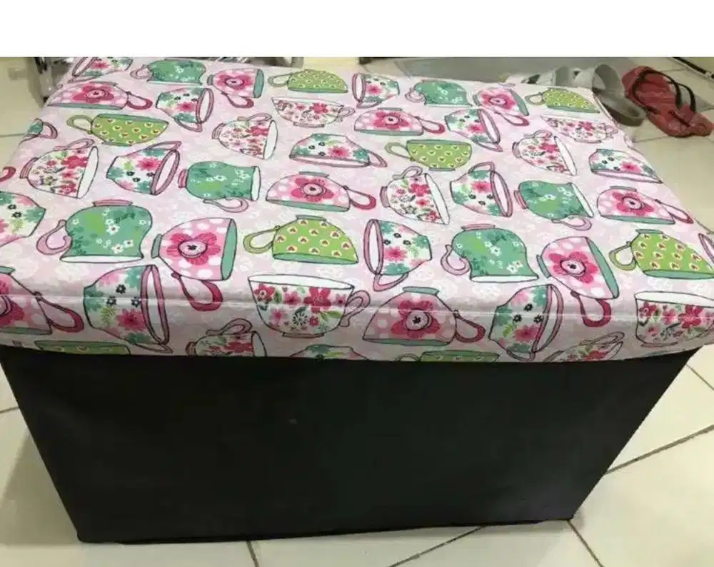 Tempat penyimpanan box lipat serbaguna tempat duduk lipat