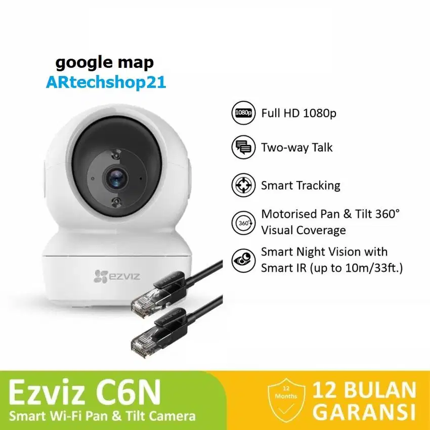 Ezviz C6N 2MP CCTV Indoor Wifi Garansi resmi