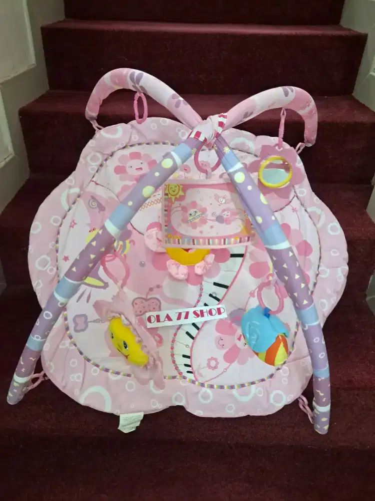 MAINAN ANAK BAYI EDUKASI STIMULASI MOTORIK KINCRINGAN MATRAS TIDUR