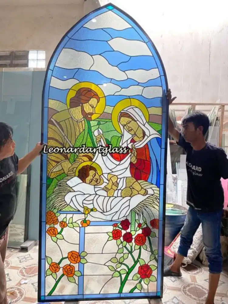 Kaca patri gereja surabaya