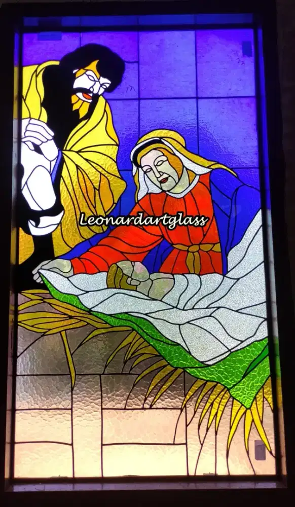 Kaca patri gereja / stained glass gereja