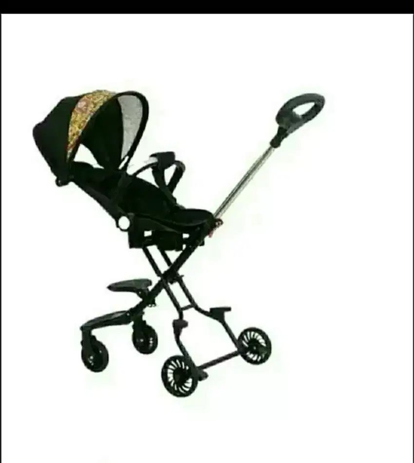 Stroller duduk lipat (cokelat)