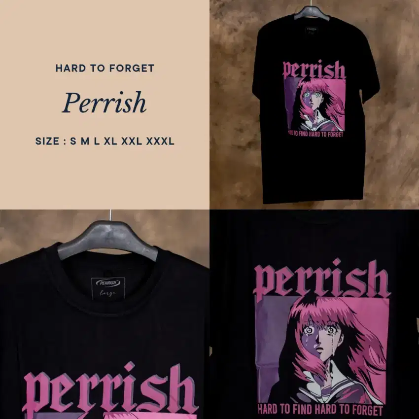 Perrish Shirt - Hard to forget available size S to XXXL