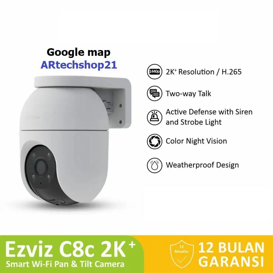 Smart Home Outdoor CCTV Wifi Ezviz C8c 4MP