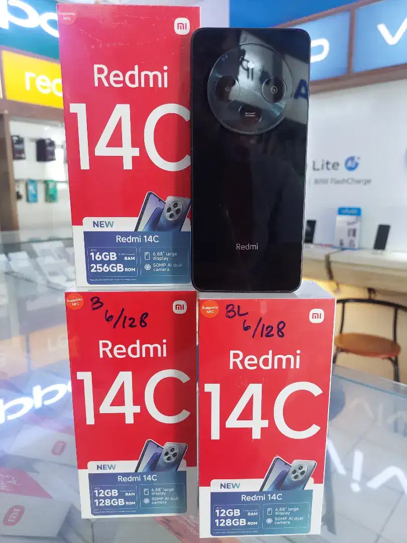 XIAOMI 14C RAM 16/256GB FREE SOFTCASE ANTI GORES