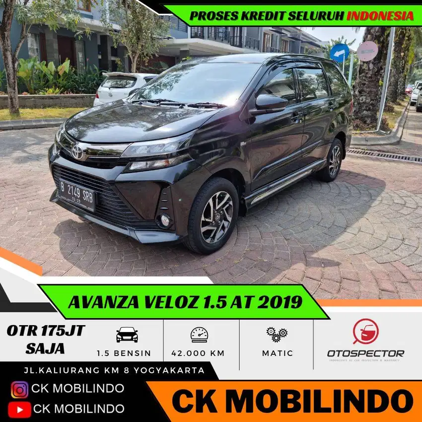 (Dp3jt) Avanza Veloz 1.5 At 2019 ISTIMEWA Kredit Murah