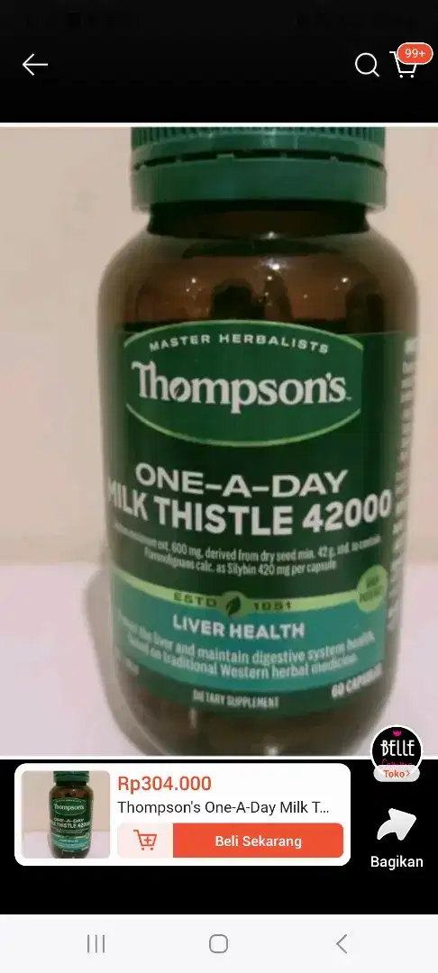 Vit milk thistle 42000