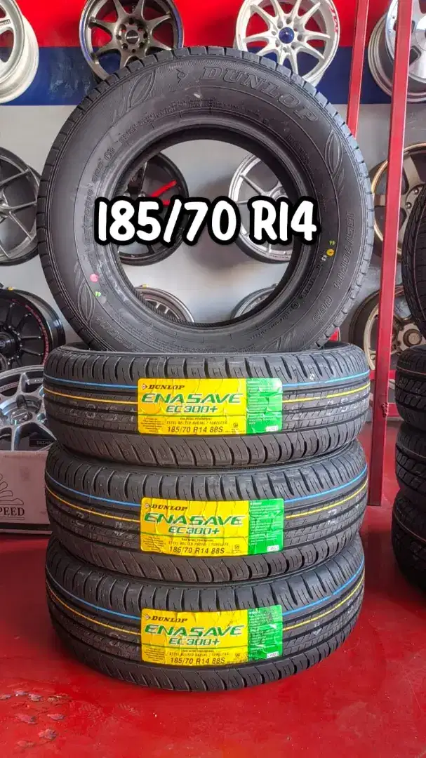 BAN BARU 185/70 R14 DUNLOP ENASAVE