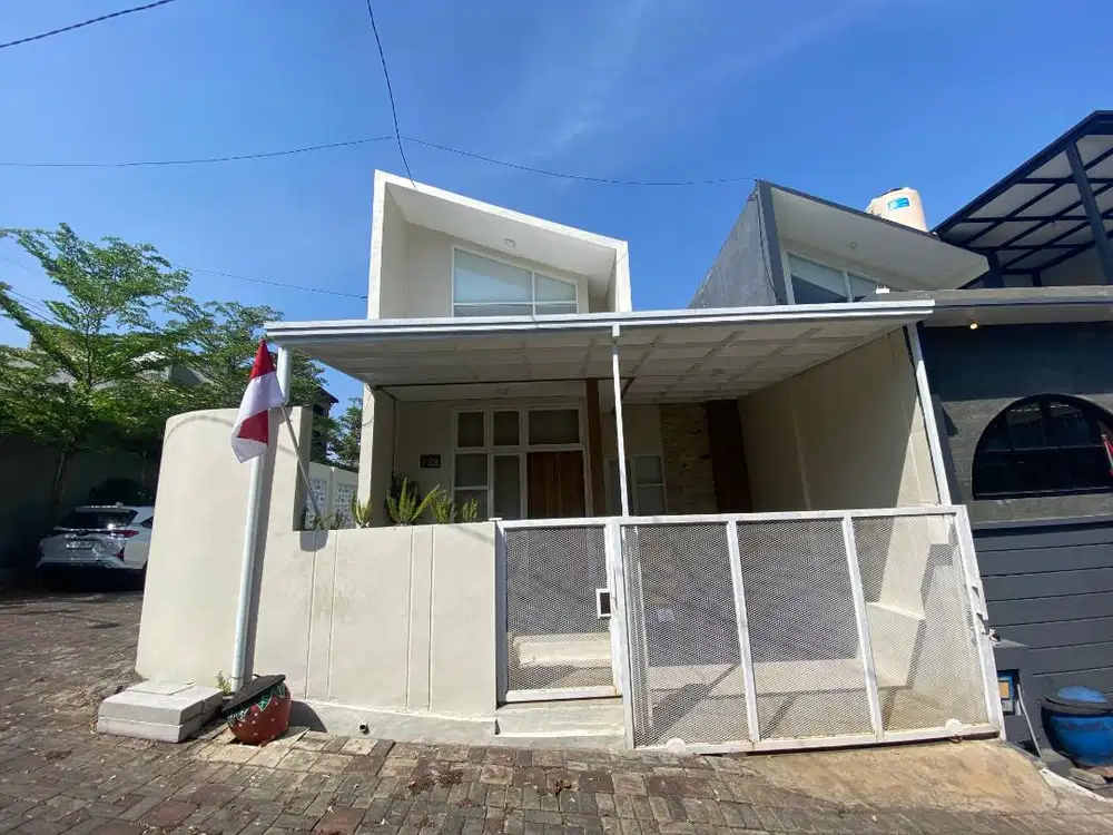 JUAL CEPAT RUMAH ARTISTIK MINIMALIS SEMI FURNISHED DI MALANG KOTA
