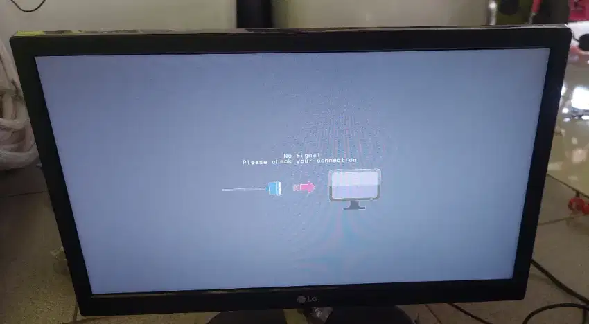 Monitor LG 19 in kondisi normal