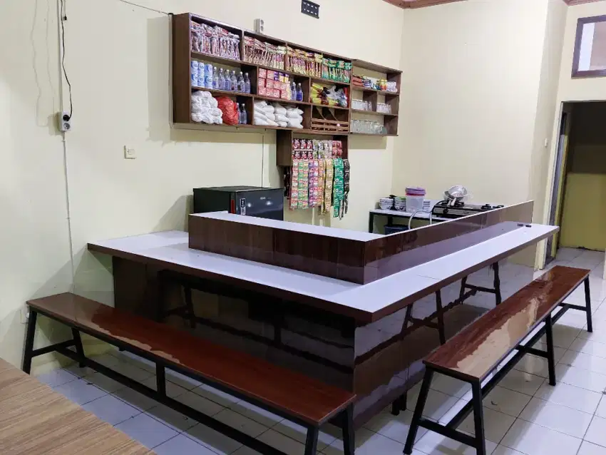 Meja Warkop Minimalis Unik/ Meja Bar/ Meja Cafe