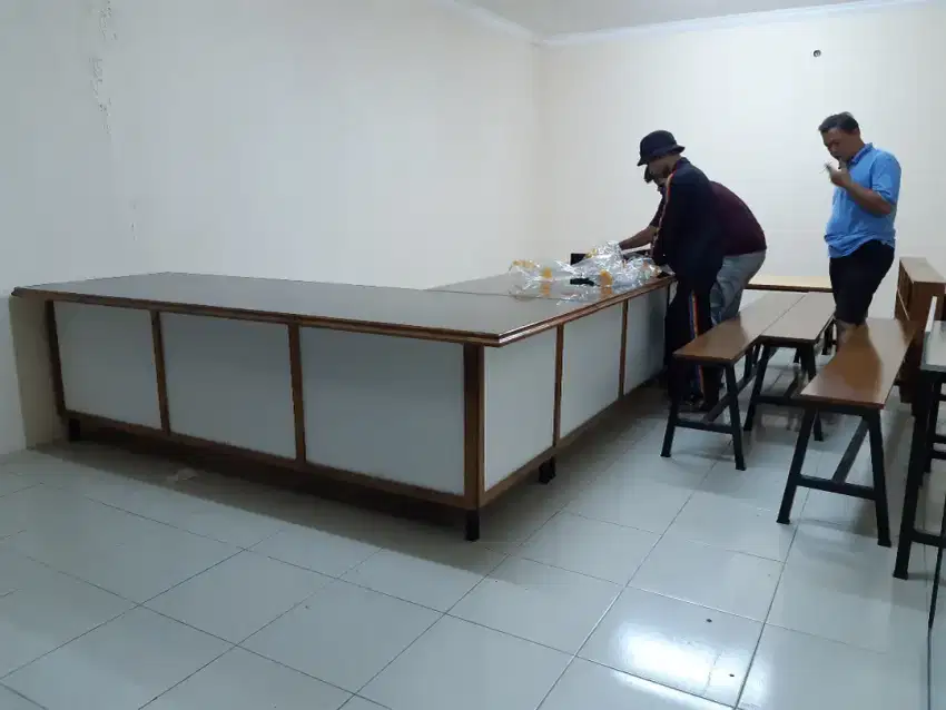 Pembuatan Meja Warkop Meja Bar Warkop Meja Kursi Warkop Meja L