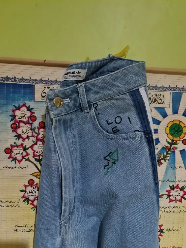 Celanan jeans wanita Adidas