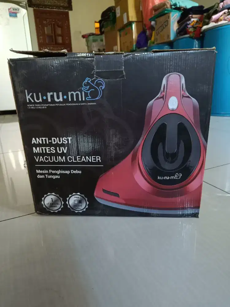 vacum cleaner Kurumi warna merah