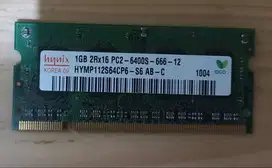 Memory RAM Hynix Laptop Notebook Sodimm 1GB DDR2 6400