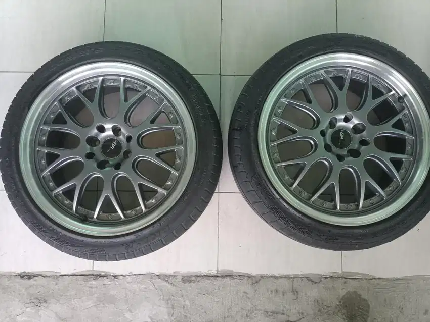 Velg HSR R17 grey bagus bonus ban