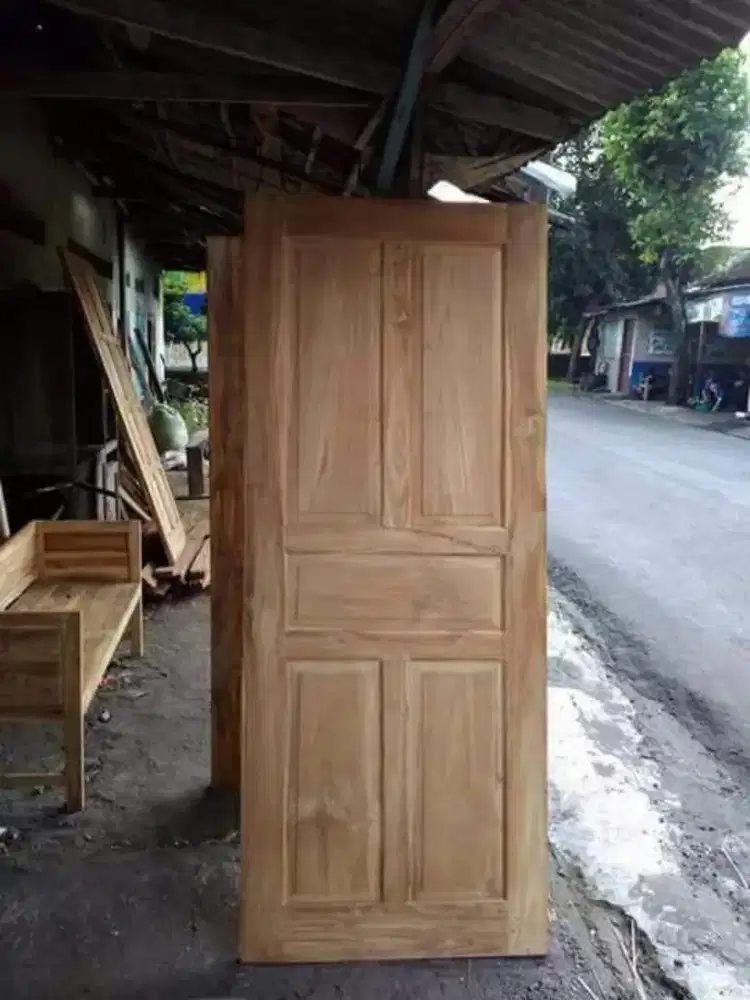 Pintu jati murmer