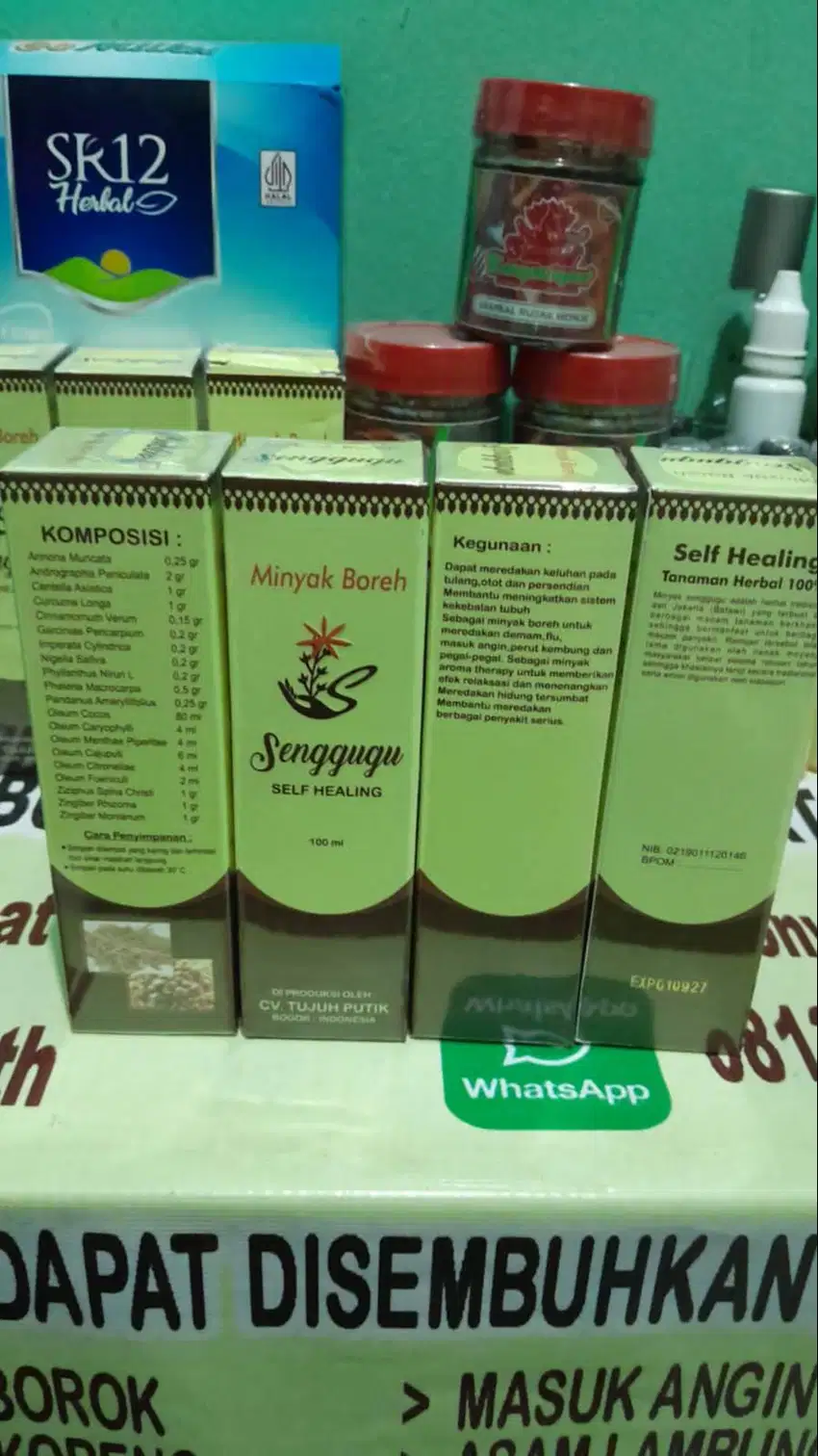 Pesan Minyak Boreh Senggugu 100 ml Untuk Penyembuhan Berbagai Keluhan