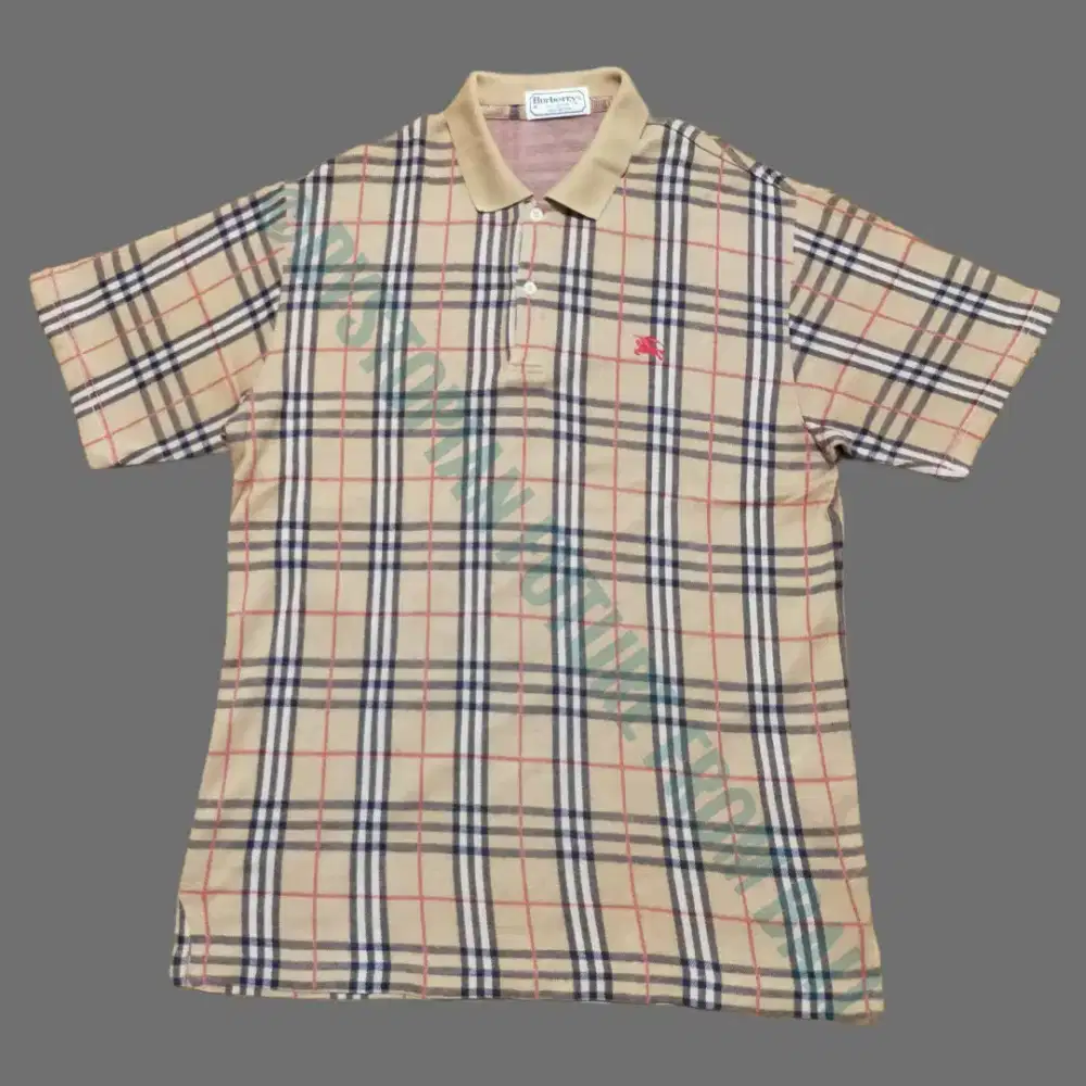 Vintage Burberrys Of London Nova Check Polo Shirt