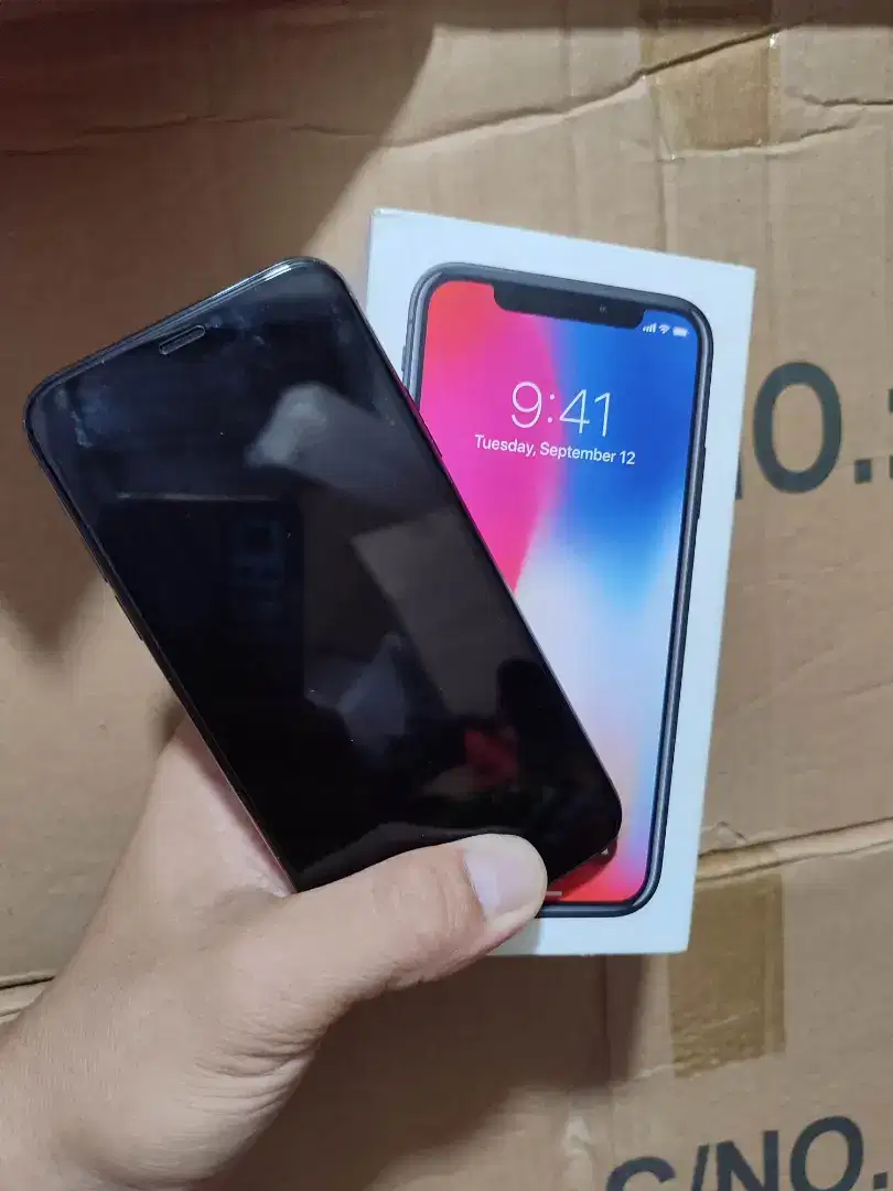 IPHONE X 256GB MULUS FULSET lengkap