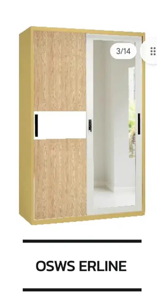 Lemari besi produk OLYMPIC 120x50x185cm