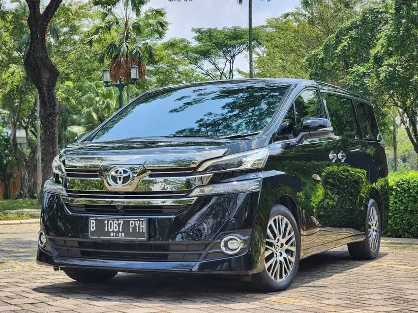 KM.91.RB|TDP 65JT| VELLFIRE G ATPM 2015 HITAM SUPER SEGER !!