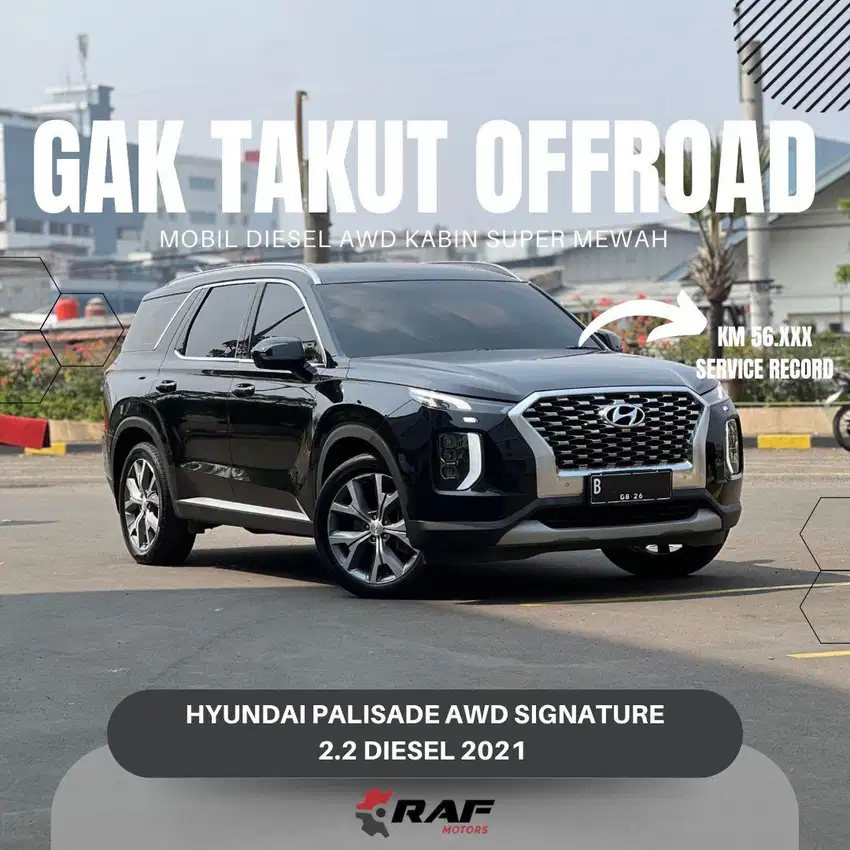 Hyundai Palisade 2.2 CRDI AWD Signature AT 2021 Diesel Hitam